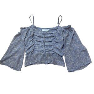 ASTR The Label Floral Blouse Size Large